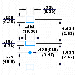 121-0004 Mounting Holes