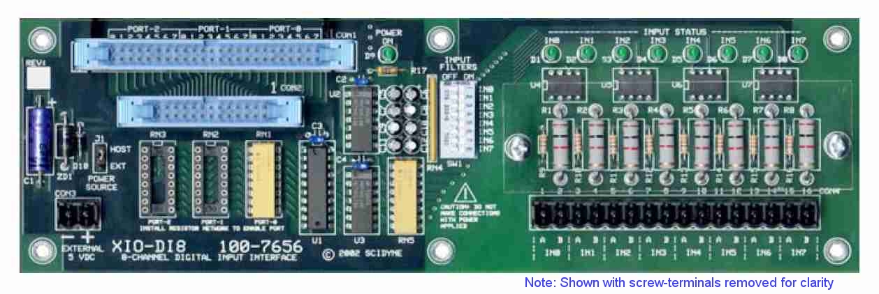 XIO-DI8 board